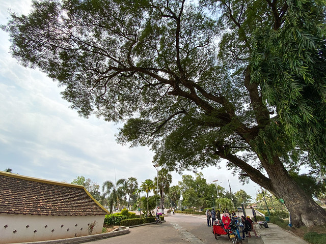 Public park in Vientiane, Laos