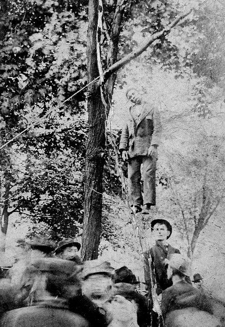 The lynching of Charles Mitchell in Urbana, Ohio on 4th June 1897....