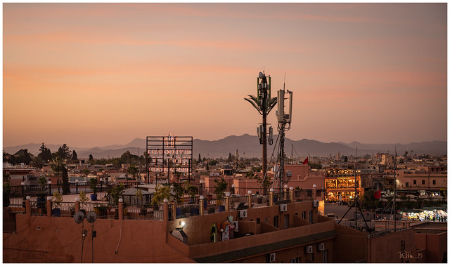 When the night falls over Marrakesh
