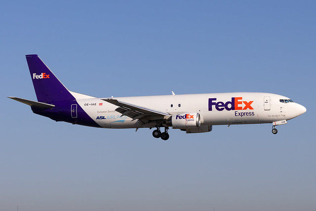 FedEx Express (ASL Airlines Belgium) - Boeing 737-4Q8(SF) - OE-IAE