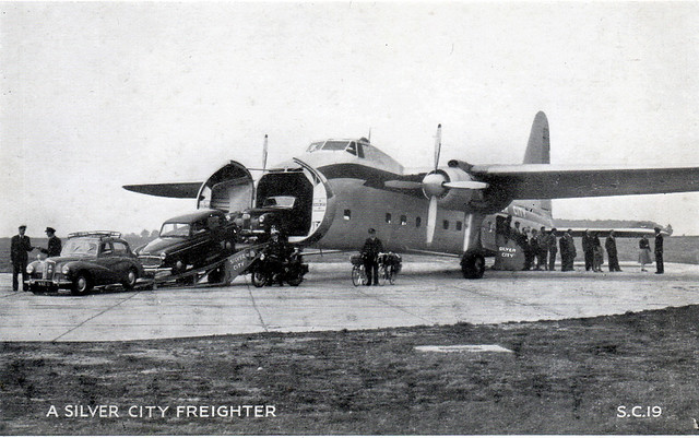 Silver City Airways and a Bristol Freighter