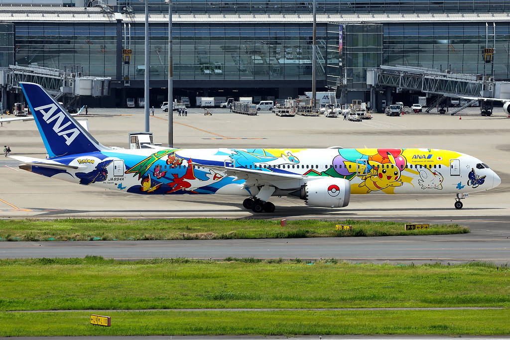 All Nippon Airways | Boeing 787-9 | JA894A | Pokémon livery | Tokyo Haneda