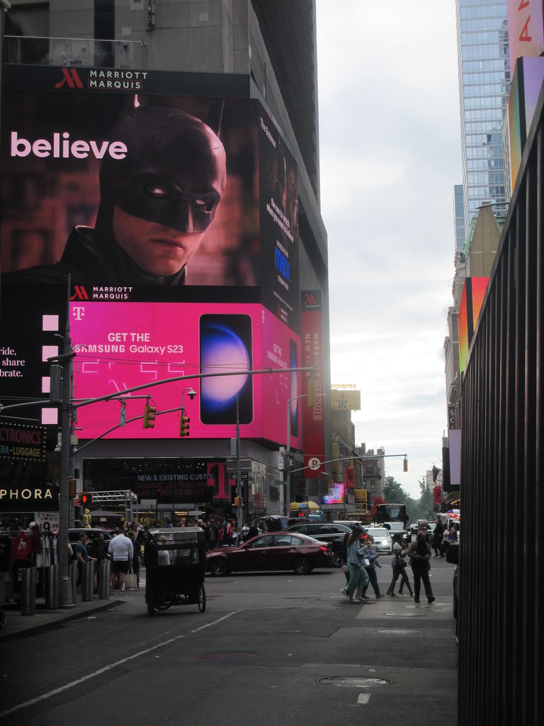 2023 The Batman Movie Billboard 46th St NYC 1680