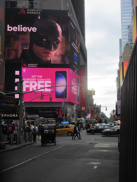 2023 The Batman Movie Billboard 46th St NYC 1682