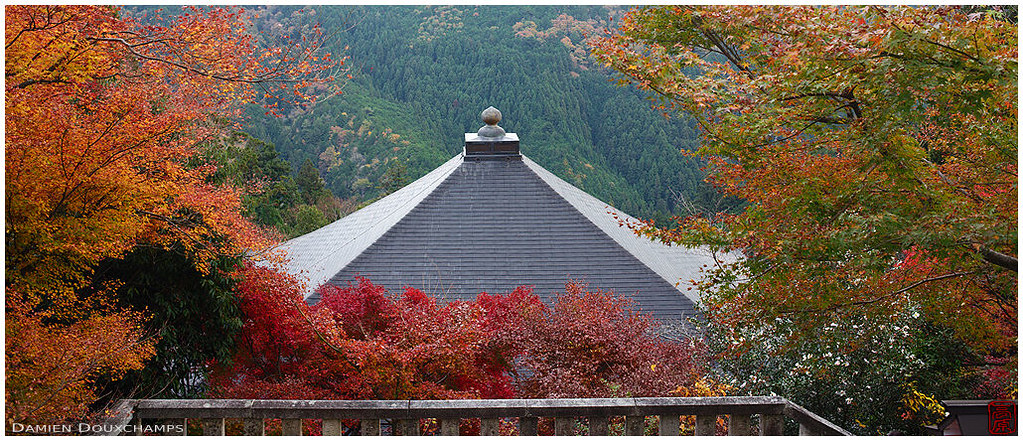 Kurama-dera temple in the mountains of Kyoto, Japan