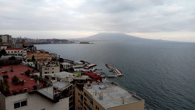167 - Panorama di Napoli   in inverno - Panorama of Naples in winter