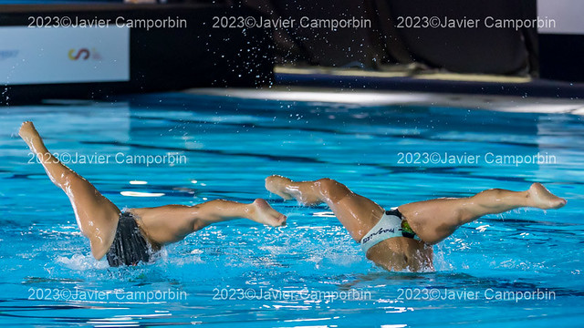 Artistic swiming world cup 2023. Superfinal. DUO TECHNICAL MIXTO.
