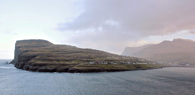 View towards Eiði on Eysturoy, Faroe Islands.