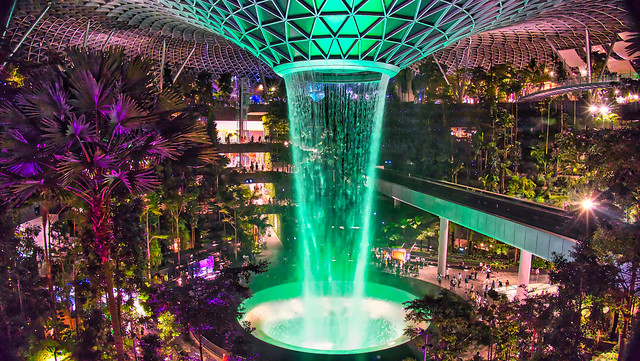 The Rain Vortex, Jewel Changi Airport, Singapore