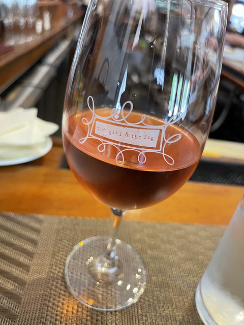 Tavel rosé at the girl & the fig
