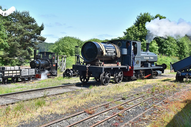 Multi gauge running on the Beamish Colliery railway. 05/06/23