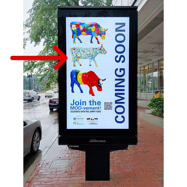 Cow Parade Boston poster