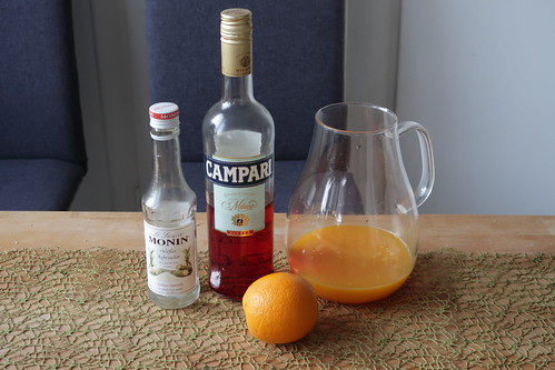 Zutaten für den Cocktail "Garibaldi"