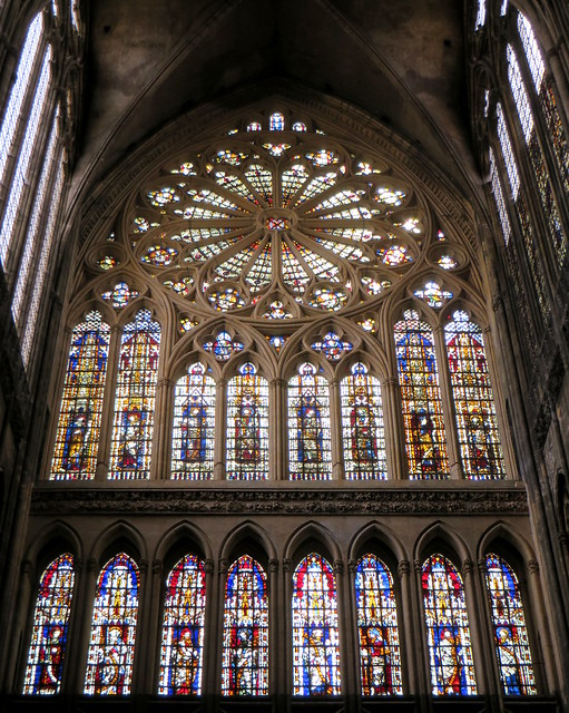 Verrière occidentale, Hermann de Munster (vers 1330-1392), cathédrale St Etienne (XIIIe-XVIe siècles, , Metz, Moselle, Lorraine, région Grand-Est, France.