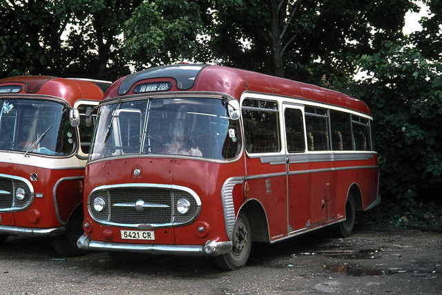 Bexleyheath Transport ( Margo of Bexleyheath ) . South-East London . 5421CR . Bexleyheath garage , London . Saturday afternoon 24th-June-1978 .