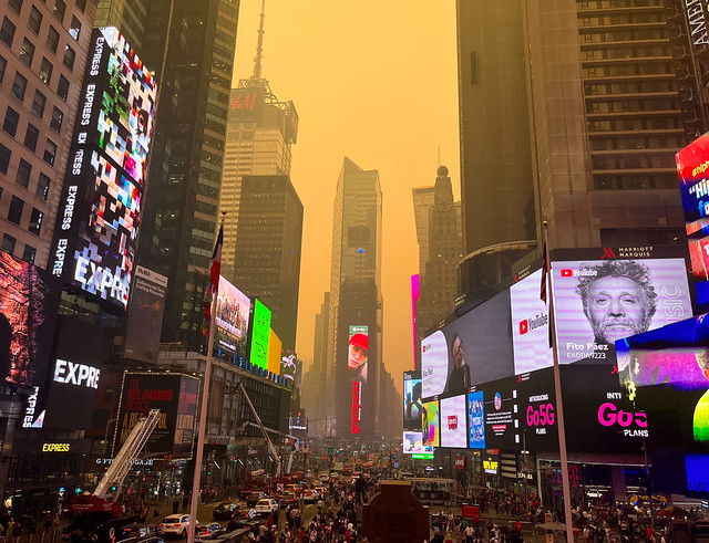 New York City Enveloped in Haze