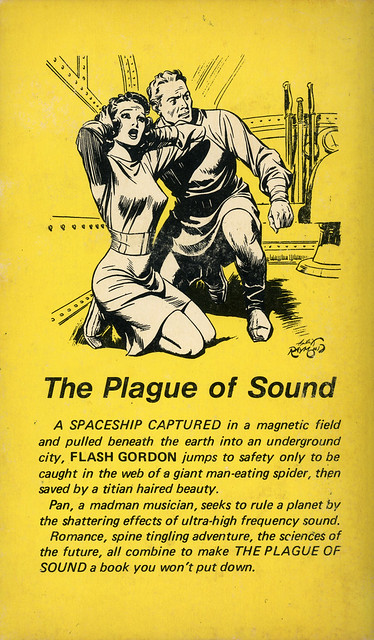 Avon Books 19166 - Alex Raymond - The Plague of Sound (back)