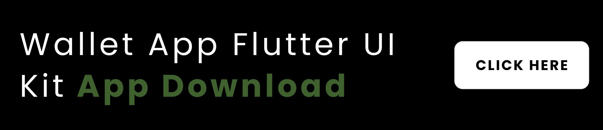 Wallet App - Flutter Mobile App Template