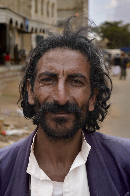 Man in Jibla, Yemen