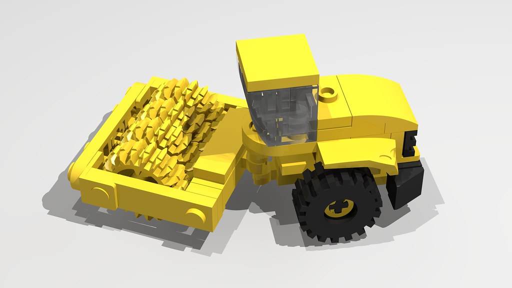 How to Build a Road Roller (MOC - 4K)