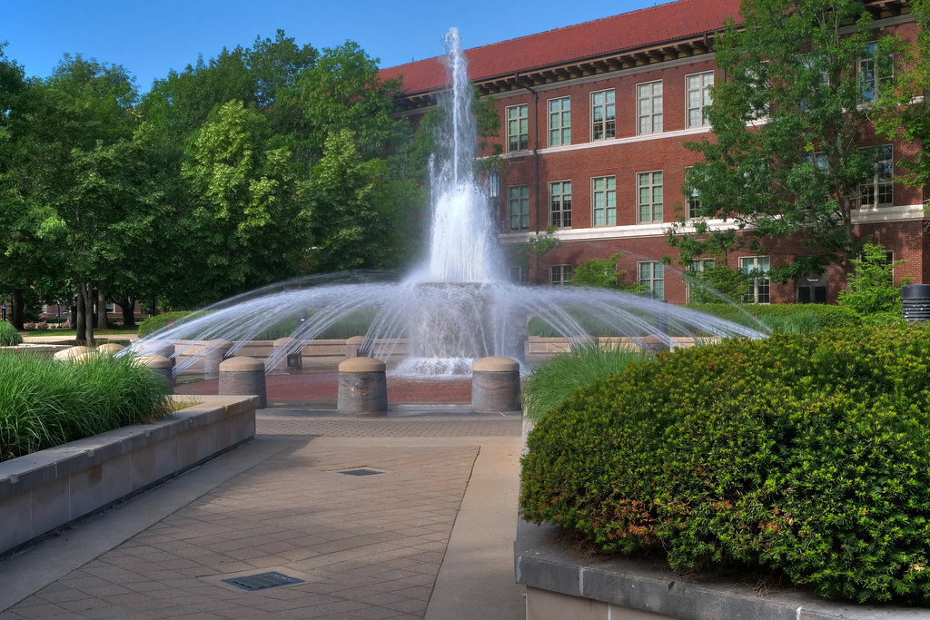 Loeb Fountain, Founders Park, Purdue University, W. Lafayette, Indiana