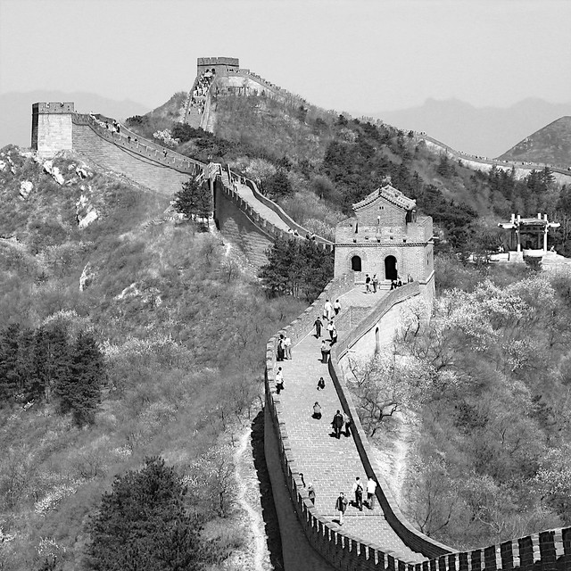 Great Wall in B/W