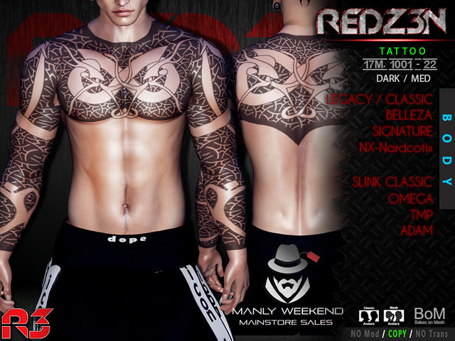 REDZ3N [R3] Tattoo 03 – Wiscortth R3