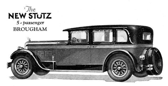 1927 Stutz Vertical Eight 5-Passenger Brougham