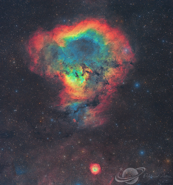 The Comsic Question Nebula(Ngc 7822 ):SHOLRGB