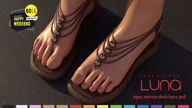 Pure Poison - Luna Sandals - AD - HW