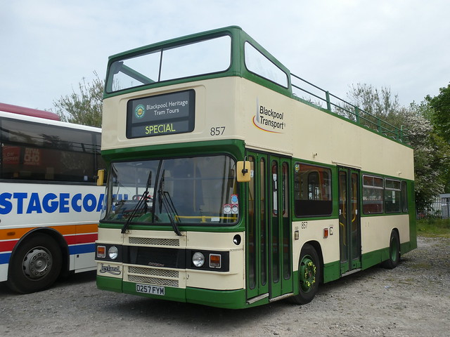 Preserved Bus - Blackpool Transport 857 230521 Morecambe