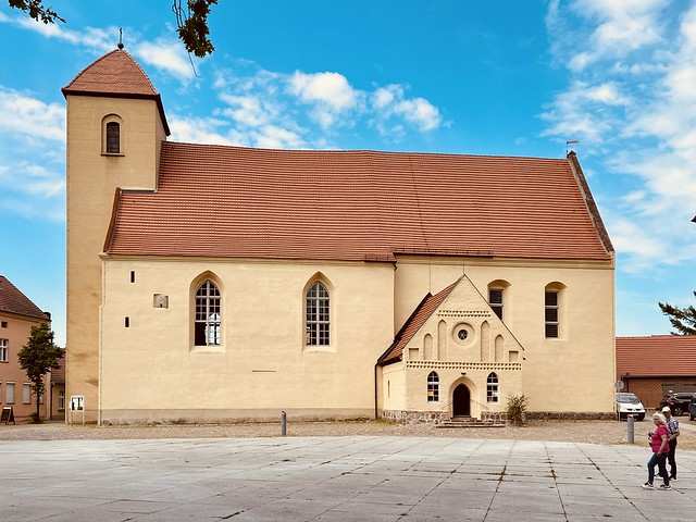 The moated castle Rheinsberg - Saint Laurentius Church