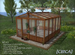 Secret Sale Deal | [CIRCA] - Garden Oasis - Greenhouse with Platform Set - In Golden