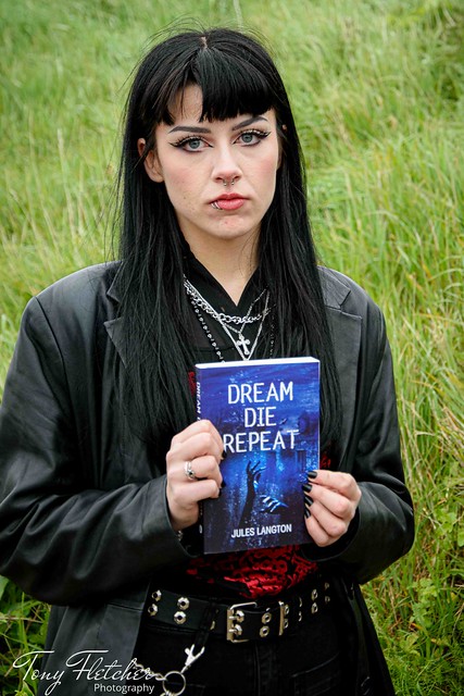 'KAITLIN HOLDING JULES LANGTONS BOOK - DREAM DIE REPEAT' - 'WHITBY GOTH WEEKEND'