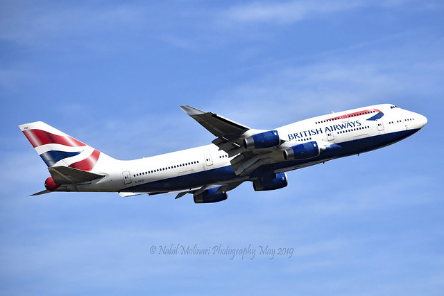 British Airways G-BYGD Boeing 747-436 cn/28857-1196 wfu & std at CWL 16 Mar 2020 std at DGX 27 Nov 2020 Broken up Oct 2022 at DGX @ EGLL / LHR 14-05-2019