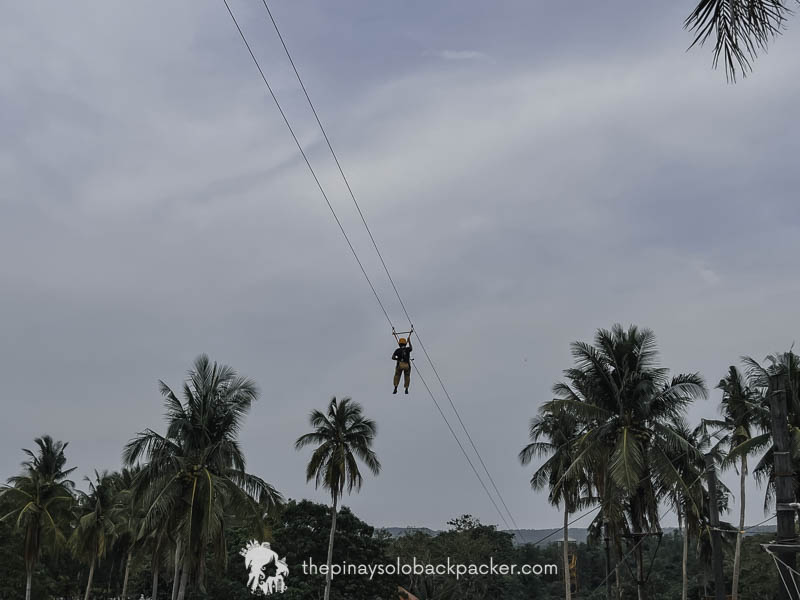 san juan batangas blog: Laiya Adventure Park zipline