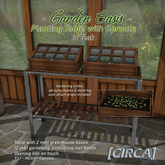 Secret Sale Deal | [CIRCA] - Garden Oasis - Planting Table - Sprouts - Teak