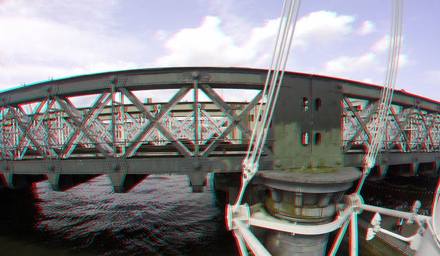 Hungerford Bridges London 3D GoPro