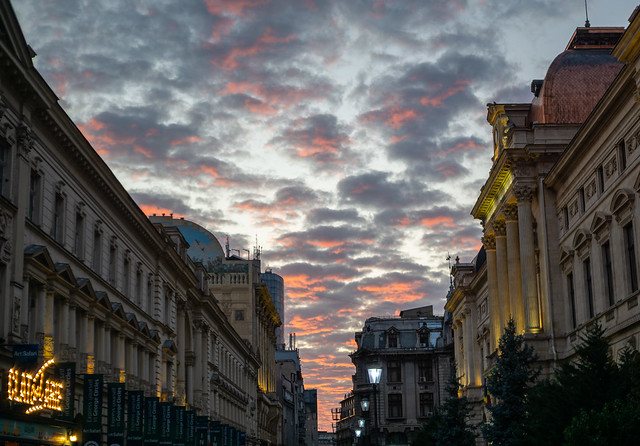 Afternoon Bucharest sky