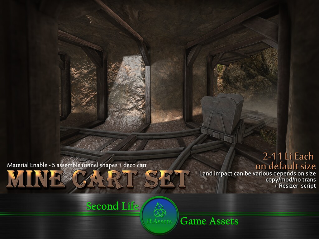 D.assets Mine Cart Set_1