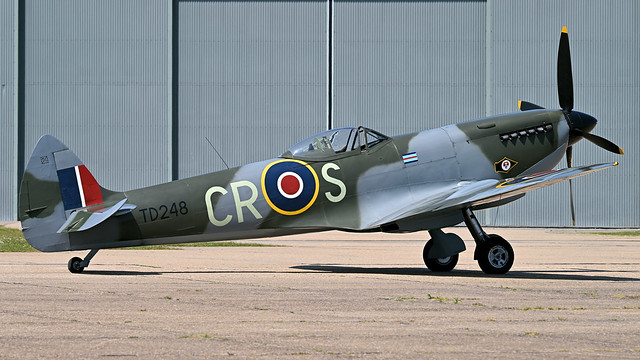 RAF Supermarine Spitfire LFXVIe G-OXVI TD248 CR-S