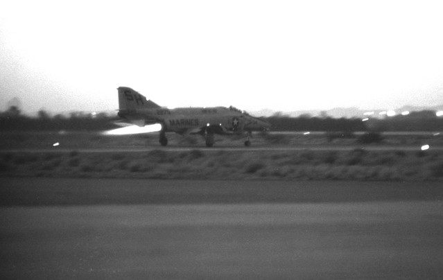 pkg3-43b VMFAT-101 F-4 launch with afterburners