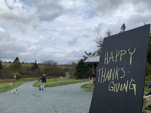Thanksgiving sign at Cole Harbour Heritage Park