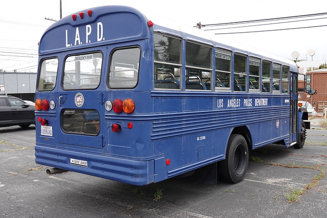 Los Angeles Police Department GMC Bus
