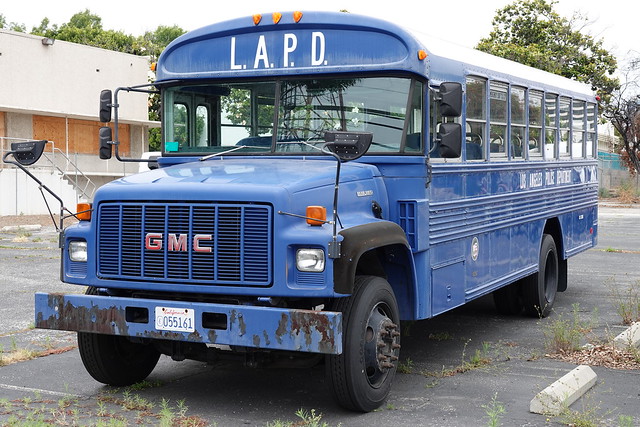 Los Angeles Police Department GMC Bus