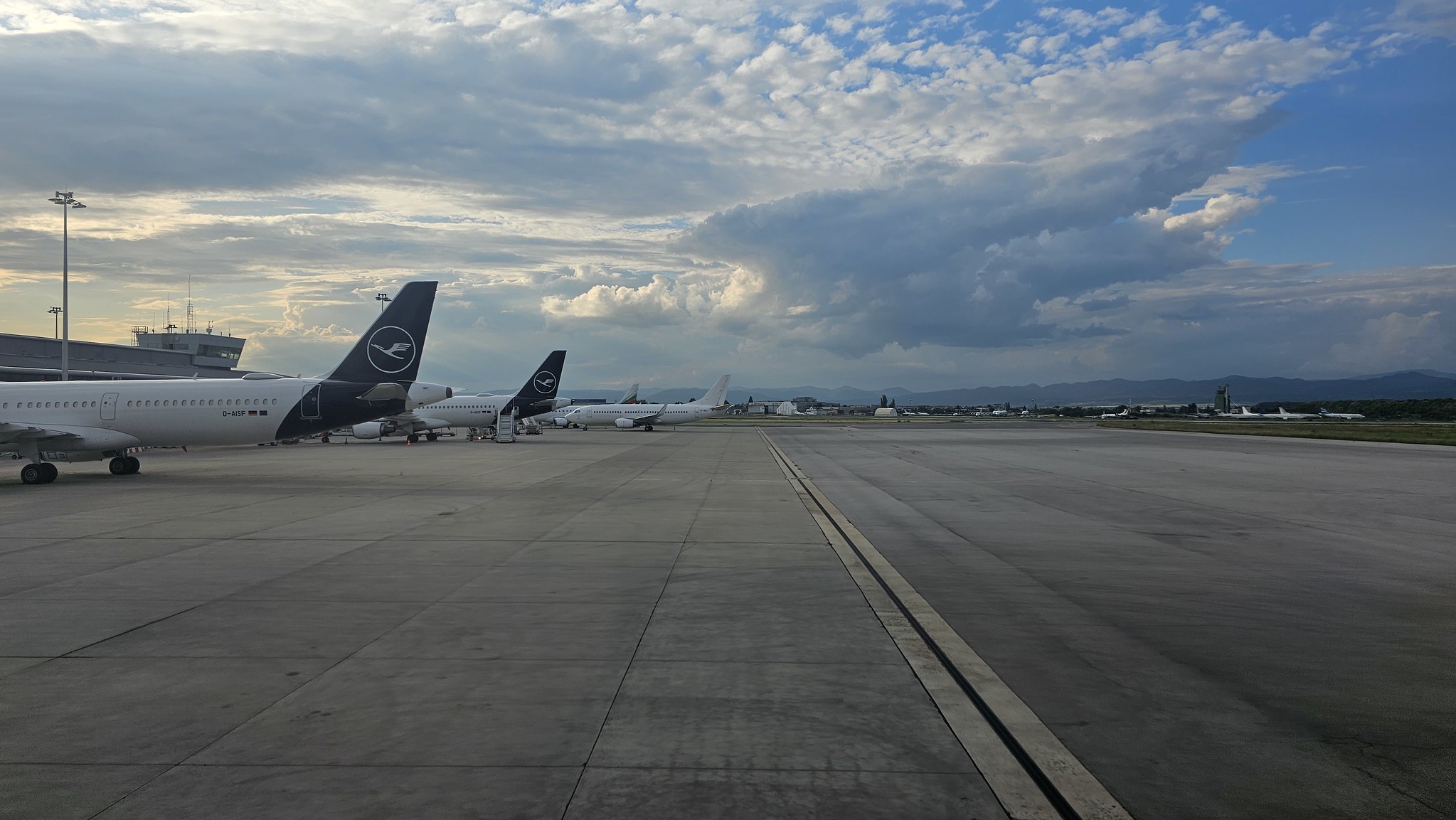 The view at Sofia airport