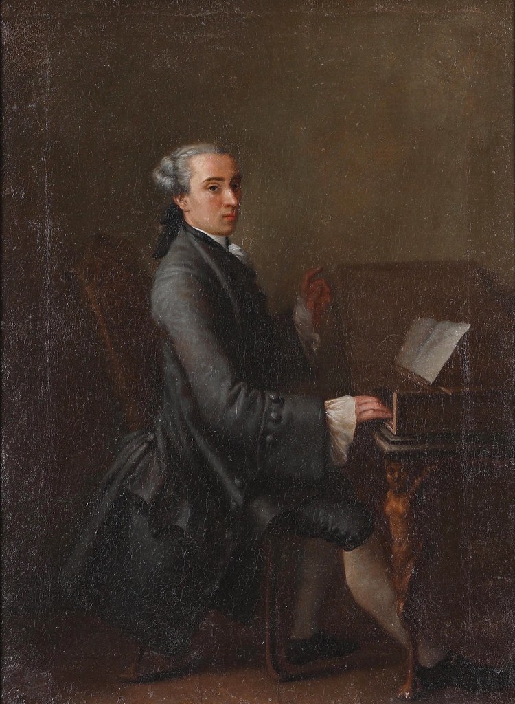 Charles-Joseph Flipart (1721-1797) - A Harpsichordist