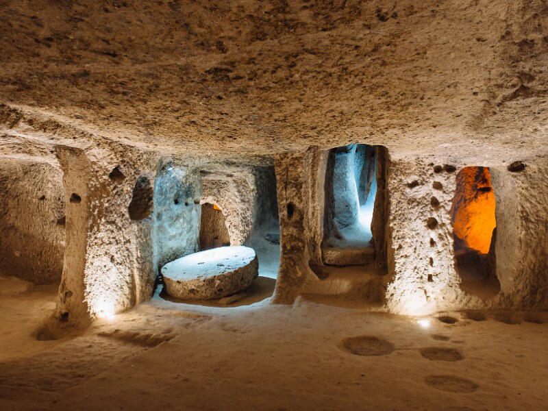 Istanbul Cappadocia Pamukkale itinerary - Derinkuyu Underground City
