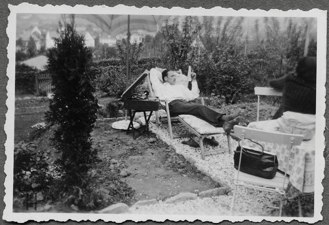 ArchivTappen35(1F)Alb18Q310 Gartenruhe, Schweiz, 1930er