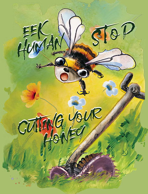 Eek human stop cutting your honey